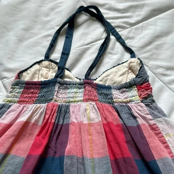 Abercrombie and Fitch plaid halter lined sundress size small - Picture 6 of 6